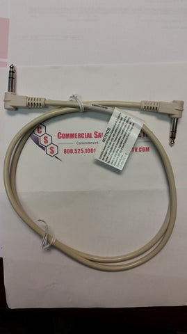 JU36-030 1/4" to 1/4" Male Pillow Speaker Nurse Call Jumper Cable