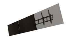 WML55 Expandable Wall Mounted Menu Board Mount (Landscape) for 32"-55" Displays