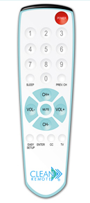 Clean Remote Universal Antibacterial HealthCare Remote