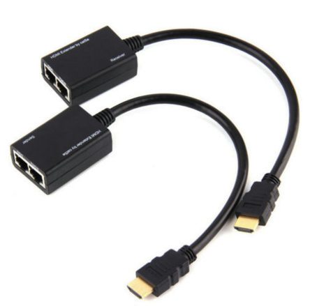 HDMI Over RJ45 Ethernet Extension For Up To 100Ft